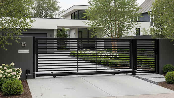 PD-INSTAL - Brama wjazdowa z napędem automatycznym